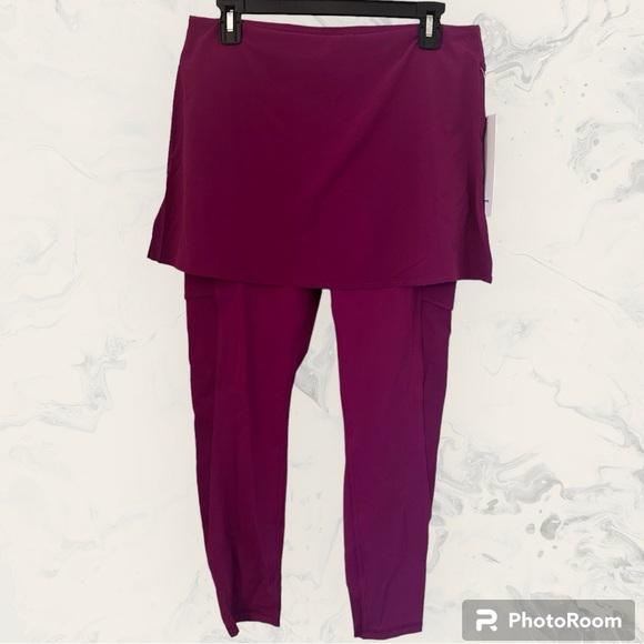 lululemon athletica Dresses & Skirts - Lululemon Rare 2 in 1 HR Tennis Skirt Tight 25 inch Size 8 Color Magenta MGPR